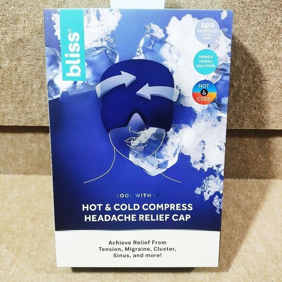 Bliss Hot & Cold Compress Headache Relief Cap -B - Picture 1 of 5